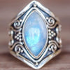 Wholesale Retro Metal Geometric Horse Eye Ring With Electroplating