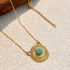 Wholesale Retro Minimalist Stainless Steel And Titanium Steel Ushaped Cross Chain Necklace With Electroplating