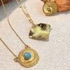Wholesale Retro Minimalist Stainless Steel And Titanium Steel Ushaped Cross Chain Necklace With Electroplating