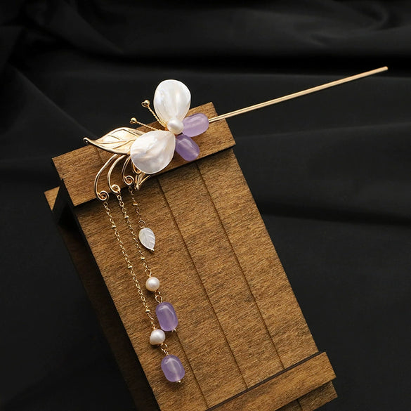Wholesale Retro Natural Pearl Geometric Hairpin For Women Vintage Hair Accessories