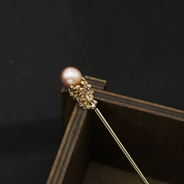 Wholesale Retro Natural Pearl Geometric Hairpin For Women Vintage Hair Accessories