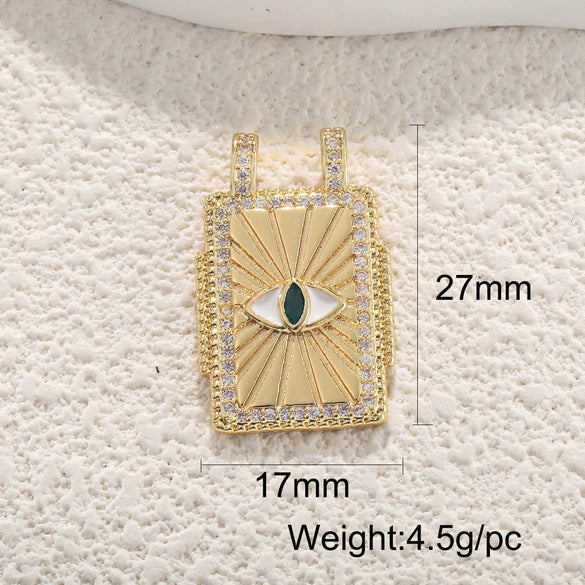 Wholesale Retro Necklace Pendant Copper With Star And Heart Shape Zirconia Design