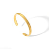 Wholesale Retro Open Bracelet For Women Stainless Steel With Vacuum Real Gold Electroplating In Pvd Furnace Simple And Fashionable High End Jewelry