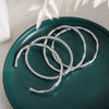 Wholesale Retro Personality Simple Geometric 316L Stainless Steel Open Bracelet With Pvd Plating