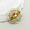 Wholesale Retro Ring Heart Shape Geometric Stainless Steel Electroplated For Women