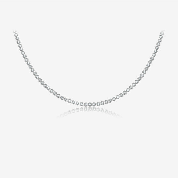 Wholesale Retro S925 Sterling Silver Ball Bead Chain Necklace And Bracelet With Geometric Pattern And Electroplating Process
