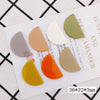 Wholesale Retro Solid Color Semicircle Fan Resin And Plastic Jewelry Accessories For Hair And Earrings