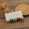 Wholesale Retro Square Geometric Resin Pearl Earrings Set With Electroplating For Women