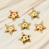 Wholesale Retro Stainless Steel Star Diamond Handmade Jewelry Accessories Pendant With Electroplating