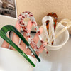 Wholesale Retro Style Acetate Sheet Ushaped Hairpin Head Jewelry