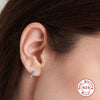 Wholesale Retro Style Geometric S925 Sterling Silver Earrings