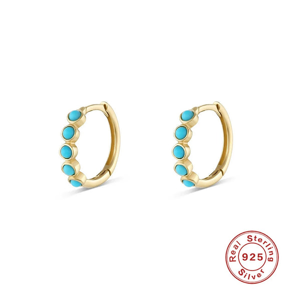 Wholesale Retro Style Geometric S925 Sterling Silver Earrings