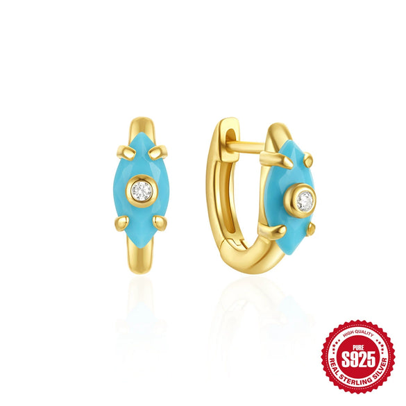 Wholesale Retro Style Geometric S925 Sterling Silver Earrings