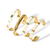 Wholesale Retro Style Oil Drop Stainless Steel Diamond Adjustable Bracelet For Women With Electroplating Design