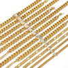 Wholesale Retro Style Stainless Steel And Titanium Steel Necklace And Bracelet With White Stone Inlay Geometric And Heart Pattern Zircon Treatment Snake Bone Chain Unisex