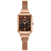 Wholesale Retro Temperament Ladies Casual Watches With Alloy Case And Strap Round Dial Mineral Reinforced Glass Mirror Pin Buckle And Onion Crown