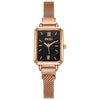 Wholesale Retro Temperament Ladies Casual Watches With Alloy Case And Strap Round Dial Mineral Reinforced Glass Mirror Pin Buckle And Onion Crown
