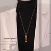 Wholesale Retro Threedimensional Koi Pendant Necklace Made Of Stainless Steel For Jewelry Accessories