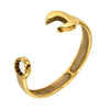 Wholesale Retro Unisex Titanium Steel Bracelet With Wrench Screw Design And Geometric Pattern Polished