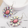 Wholesale Retro Vintage Style Heart Shape Alloy Turquoise Set Earrings For Women
