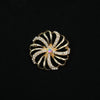 Wholesale Retro Women's Zinc Alloy Brooch With Flower And Bow Pattern Electroplating Technology Fixed Buckle For Clothing