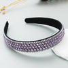 Wholesale Rhinestone Fashion Nonslip Widebrimmed Face Wash Headband For Women Hair Accessories