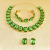 Wholesale Rhinestone Jewelry Geometric Fashion Set For Women