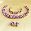 Wholesale Rhinestone Jewelry Geometric Fashion Set For Women