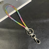 Wholesale Rhinestone Mobile Phone Lanyard And Crossbody Chain Light Luxury Semimanual Design Hanging Neck Pattern