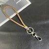 Wholesale Rhinestone Mobile Phone Lanyard And Crossbody Chain Light Luxury Semimanual Design Hanging Neck Pattern