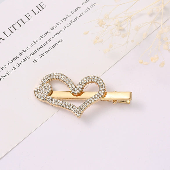 Wholesale Rhinestone Sweet Style Animal Design Diamond Hairpin Bangs Clip