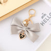 Wholesale Ribbon Bow Fabric Keychain Hanging Ornaments Semi Manual Accessories