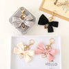 Wholesale Ribbon Bow Fabric Keychain Hanging Ornaments Semi Manual Accessories