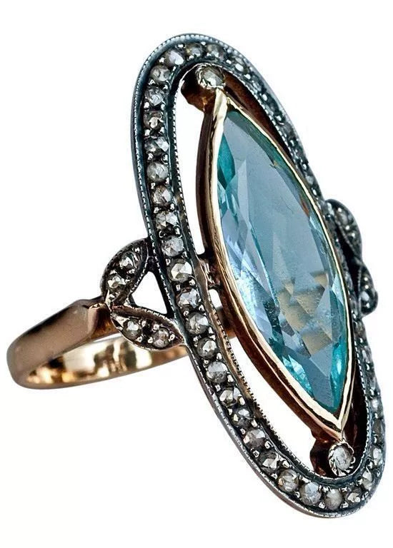 Wholesale Ring Alloy Goldplated Microinlaid Zircon Geometric Fashion Style For Women