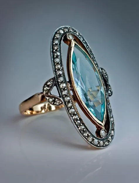 Wholesale Ring Alloy Goldplated Microinlaid Zircon Geometric Fashion Style For Women