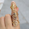 Wholesale Ring Brass Twotone Gold And Silver Colorblocking Heartshaped And Flowerpatterned Electroplated For Women