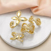 Wholesale Ring Butterfly Cross Geometric Copper Gold Plated For Women