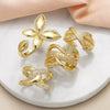 Wholesale Ring Butterfly Cross Geometric Copper Gold Plated For Women