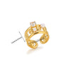 Wholesale Ring Copper Butterfly Flower Heart Shape Bow Tie Electroplated Simple Fashion Light Luxury