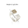 Wholesale Ring Copper Dripping Oil Geometric Electroplated Elegant Fashion Retro Jewelry