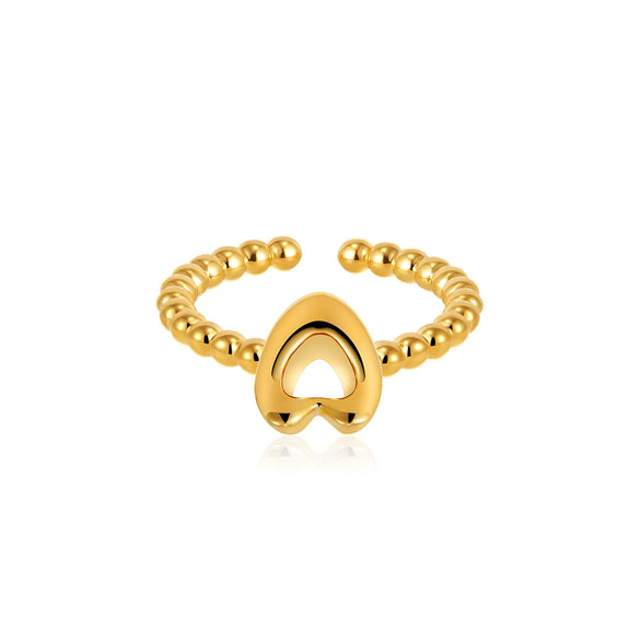 Wholesale Ring Copper Electroplated English Letter Jewelry