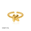Wholesale Ring Copper Electroplated English Letter Jewelry
