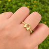Wholesale Ring Copper Electroplated English Letter Jewelry