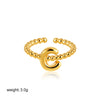 Wholesale Ring Copper Electroplated English Letter Jewelry