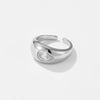 Wholesale Ring Copper Electroplated Platinum 18K Gold Water Drop Microinlaid Zircon Fashion Geometric Style