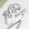 Wholesale Ring Copper Flower Zircon Design