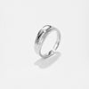 Wholesale Ring Copper Geometric Irregular Electroplated Platinum 18K Gold Light Luxury Style For Women