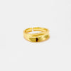 Wholesale Ring Copper Geometric Irregular Electroplated Platinum 18K Gold Light Luxury Style For Women