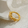 Wholesale Ring Copper Geometric Light Luxury Style Electroplating