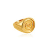 Wholesale Ring Copper Geometric Light Luxury Style Electroplating